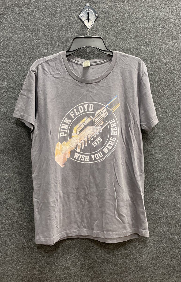 Pink Floyd Wish You Were Here 1975 Album Graphic T-Shirt Reprint Pacific Sz L