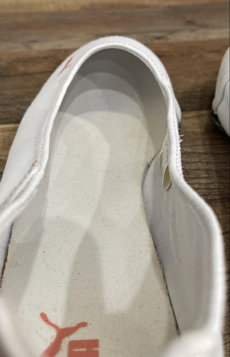 Puma Winning Diva Ballerina White Coral Ballet Flat Slip On Women's Size 5