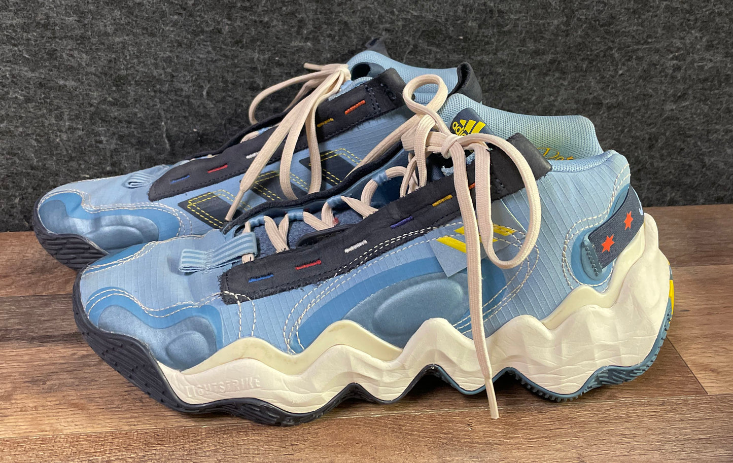 Adidas Exhibit B Mid Candace Parker Ace Ambient Sky Basketball Shoes Wmns 10