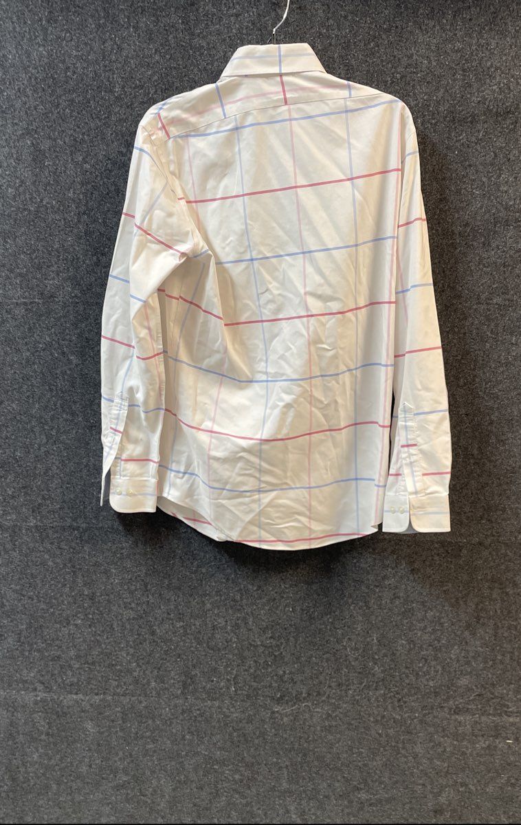 Brooks Brothers Men's Milano Non-Iron Supima Cotton Check Shirt Sz M