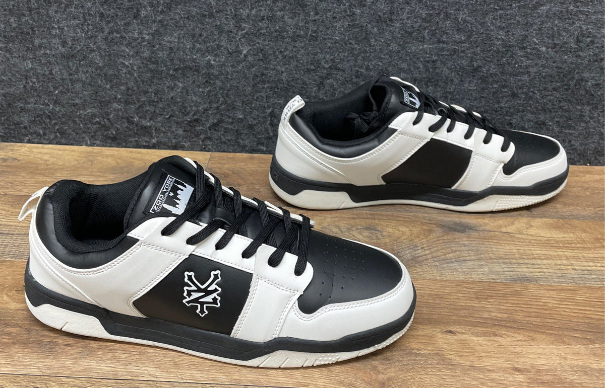 Zoo York Hundred Black White Low Top Skate Sneakers Men's Size 10