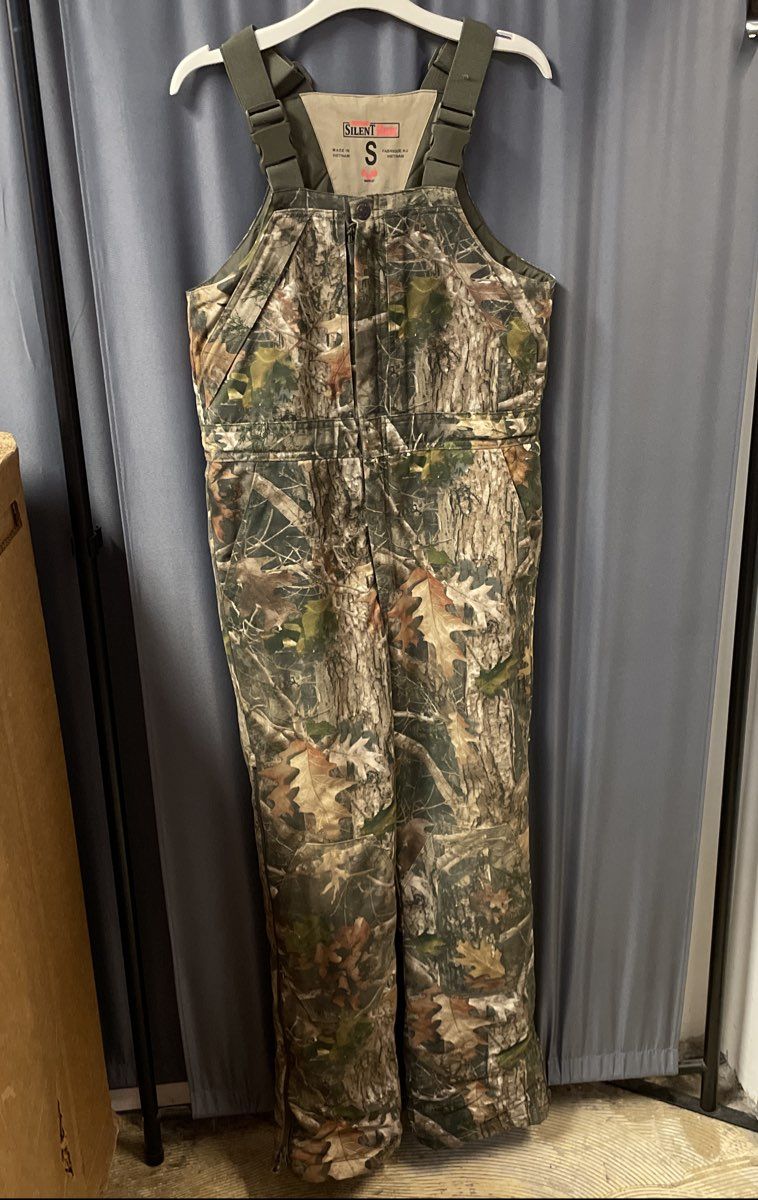 RedHead Men's Silent Hide TrueTimber Camo Hunting Bib Overalls S