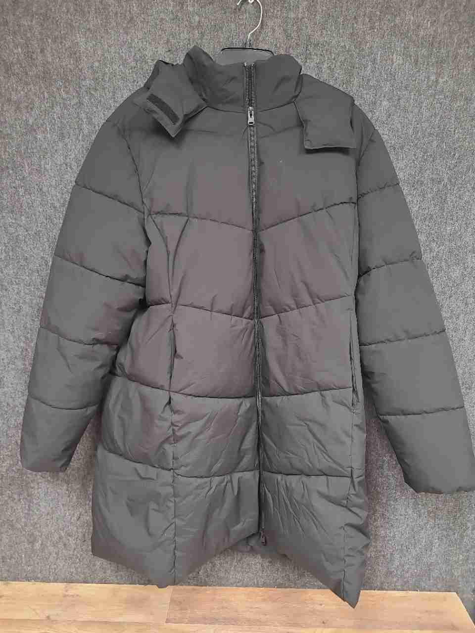 Wantdo Men's Black Hooded Puffer Coat Quilted Parka Jacket Sz XL