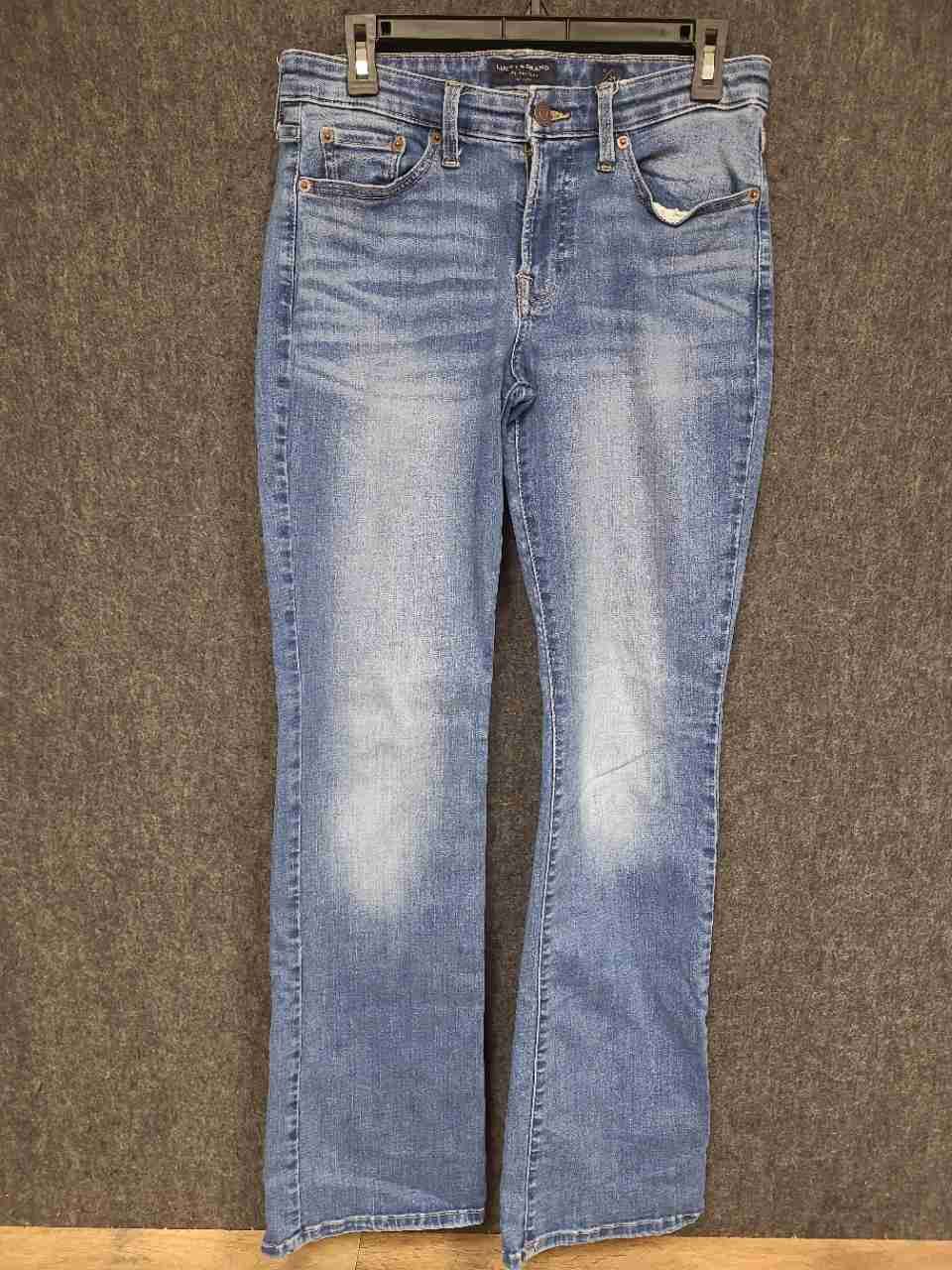 Lucky Brand Women's Blue Bootcut Jeans Faded Mid Rise Sz 8/29 Regular