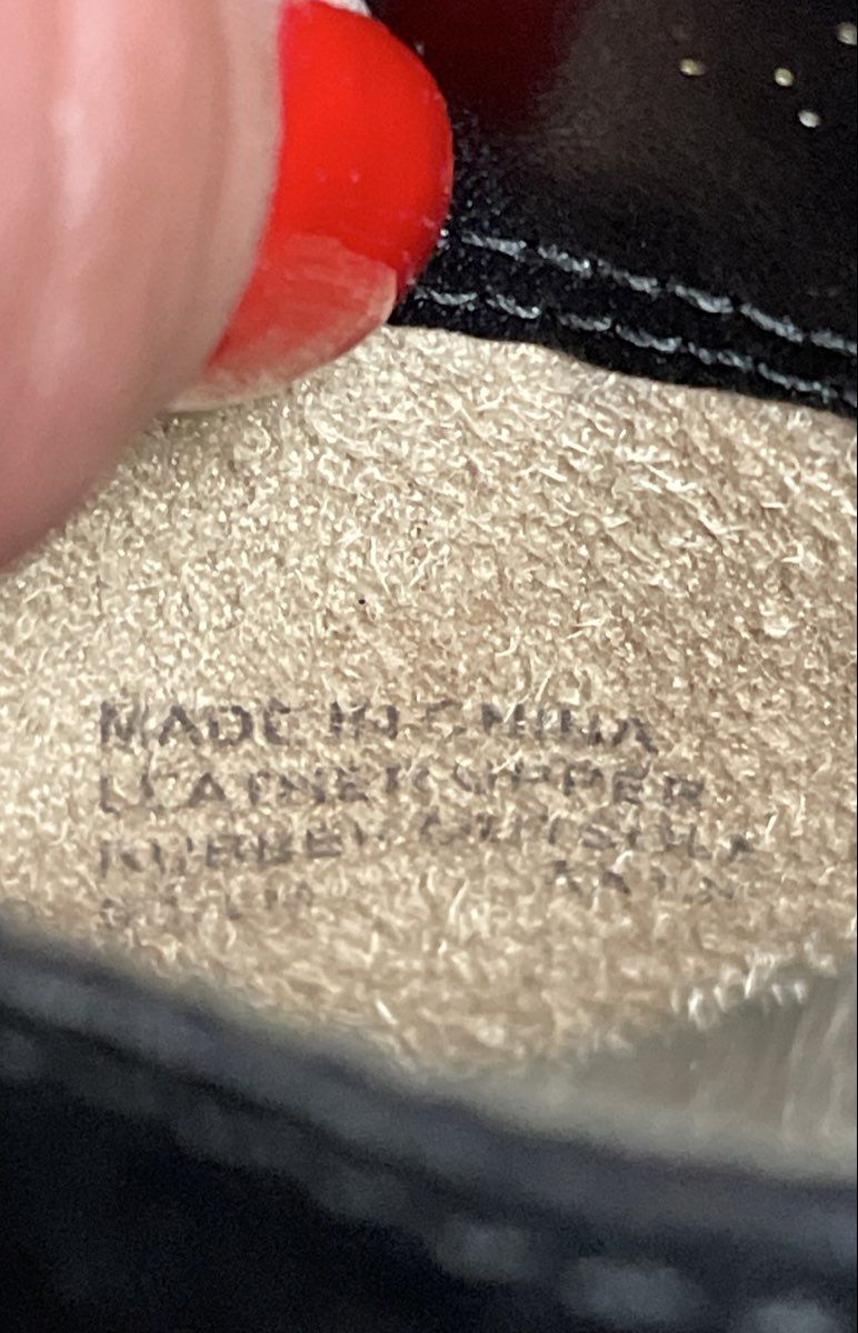Michael Kors Black Leather Gold Zip Platform Shootie Heels Size 9.5M