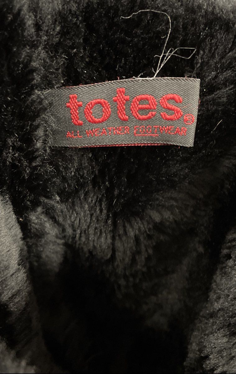 Totes Staride Black Mid-Calf Winter Snow Boots Women's Size 8M