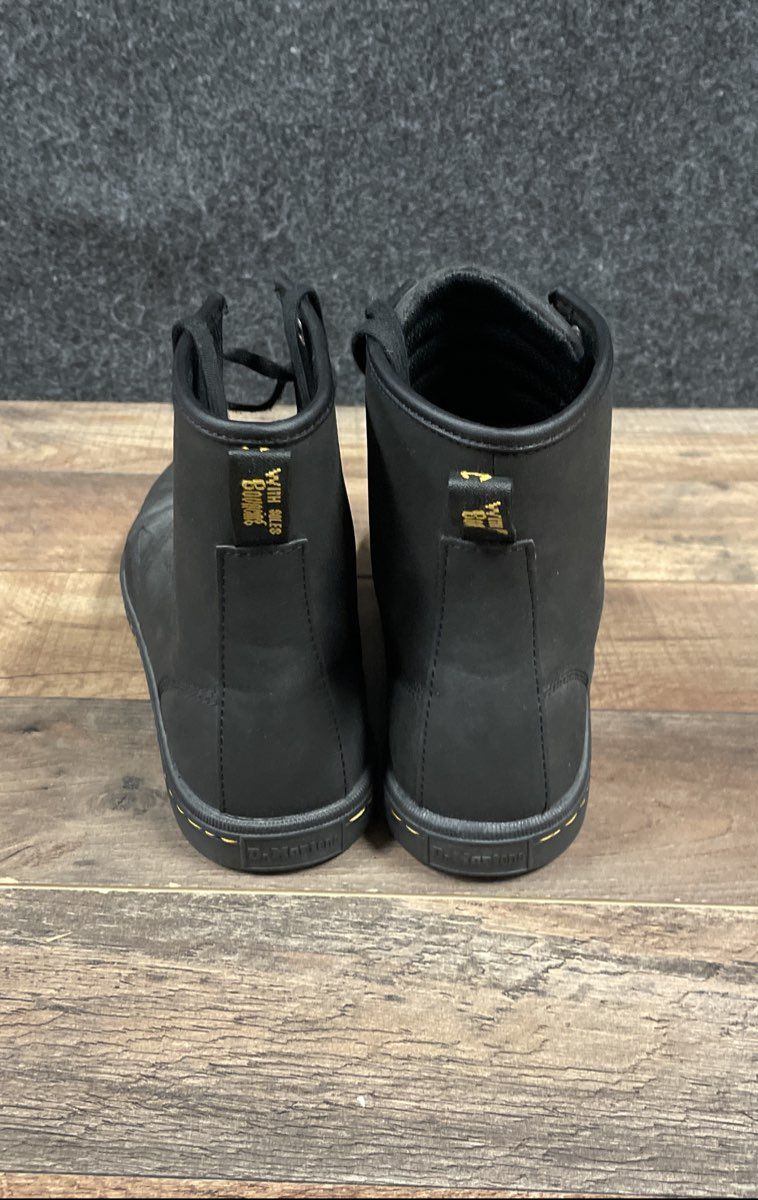 Dr. Martens Sheridan Black Canvas 7-Eyelet Sneaker Boots Women's Size 8