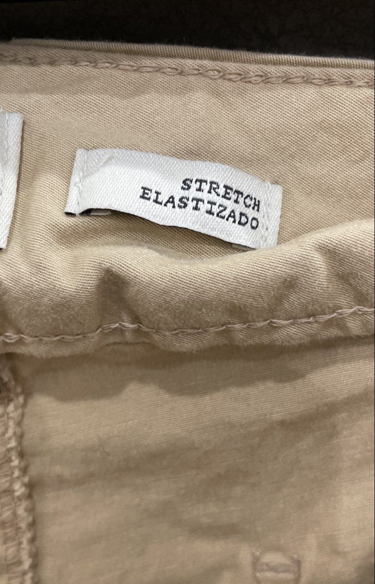 A New Day Women's Tan Khaki Stretch Cotton Lyocell Blend Chino Pants Size 16