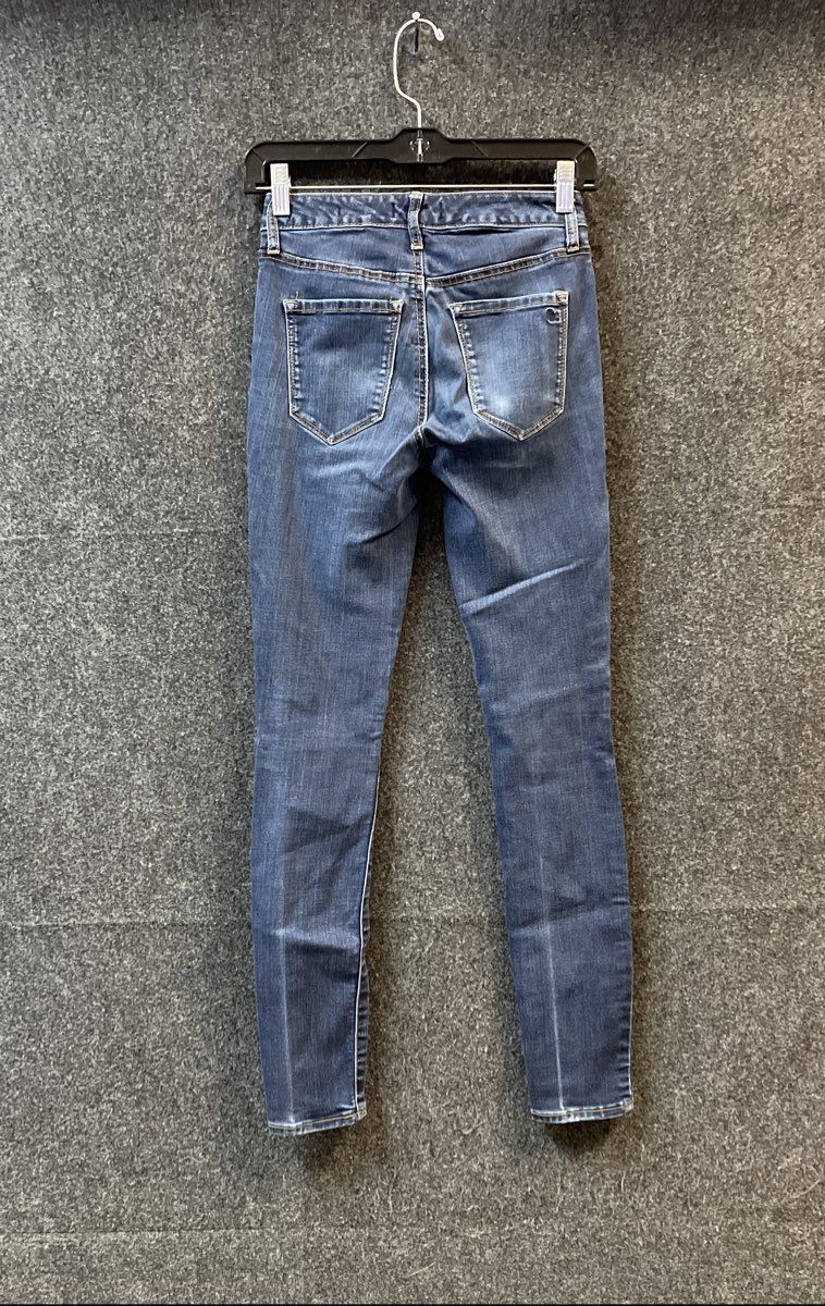 Jessica Simpson Women's Blue Curvy High Rise Skinny Jeans Size 25