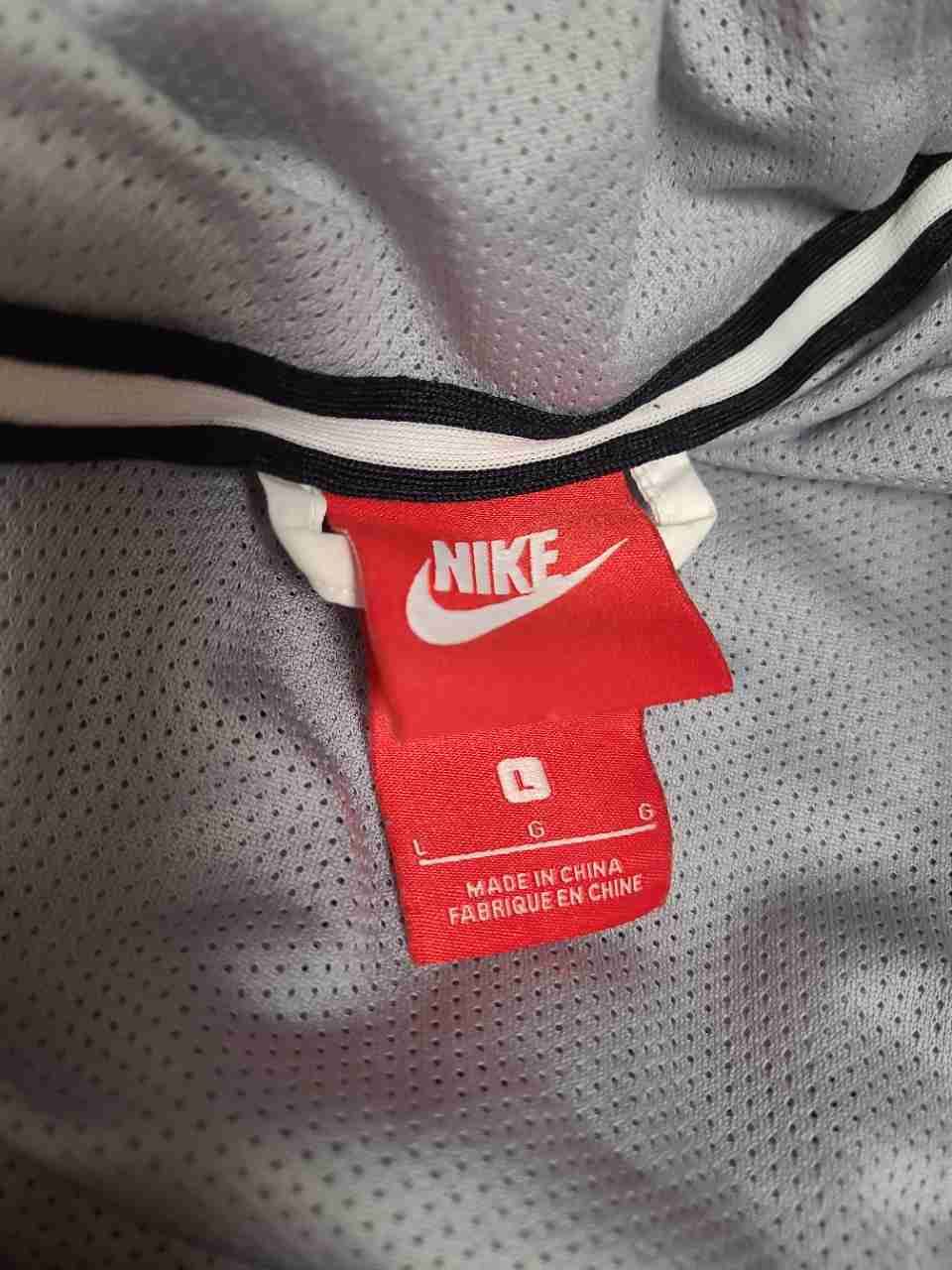 Nike Men's Windrunner Windbreaker Black White Gray Colorblock Hooded Sz L