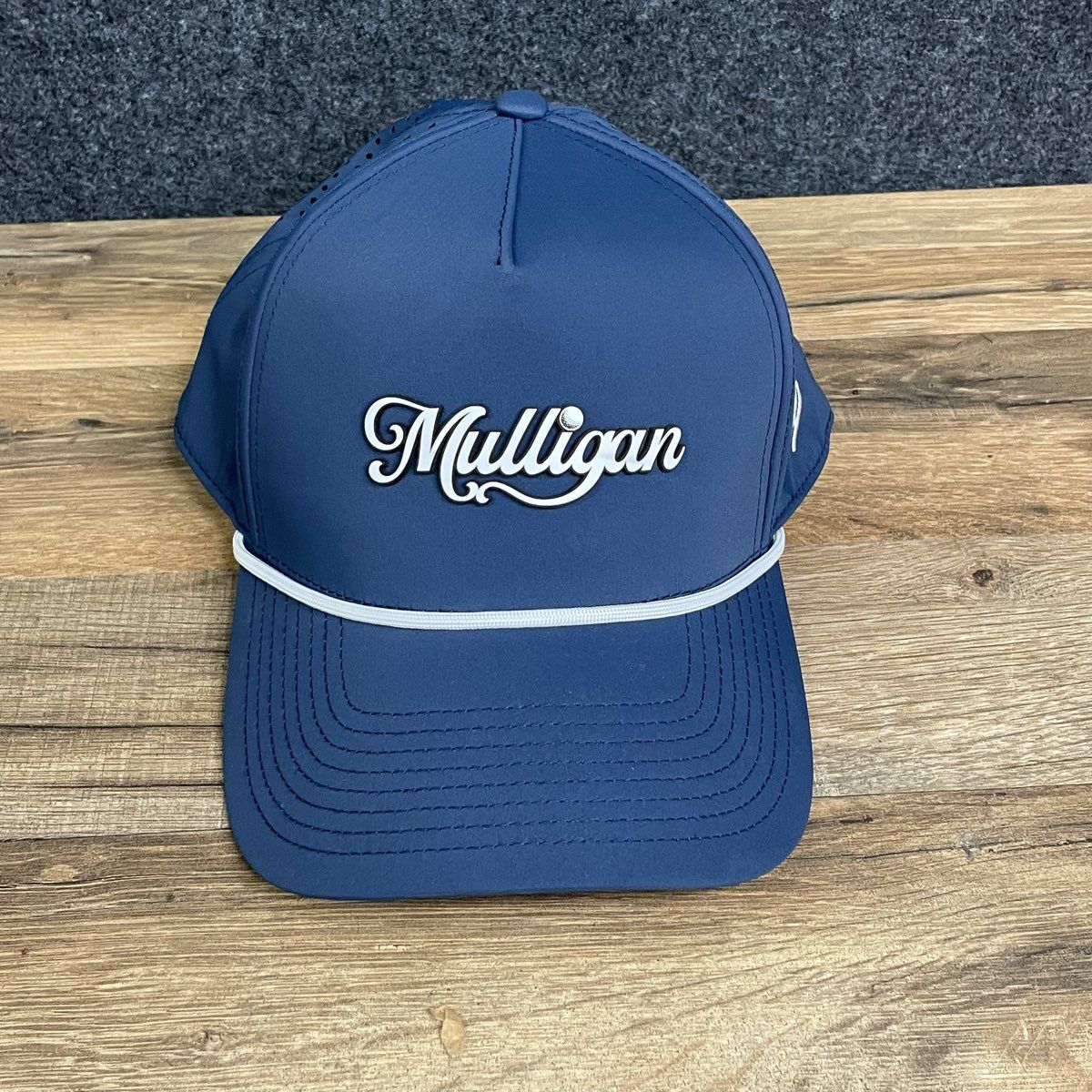 Branded Bills Men's Navy Blue Mulligan Performance Rope Golf Snapback Hat