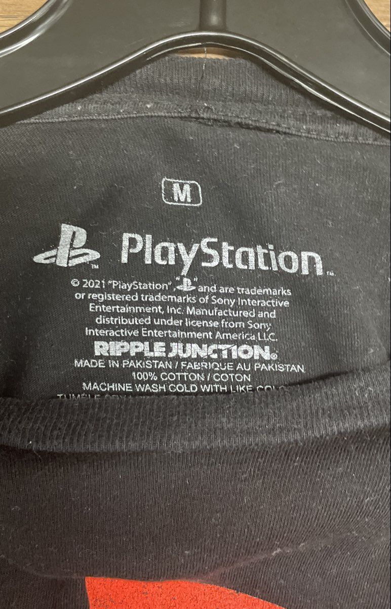 PlayStation Classic Logo Graphic T-Shirt Licensed 2021 Sz M