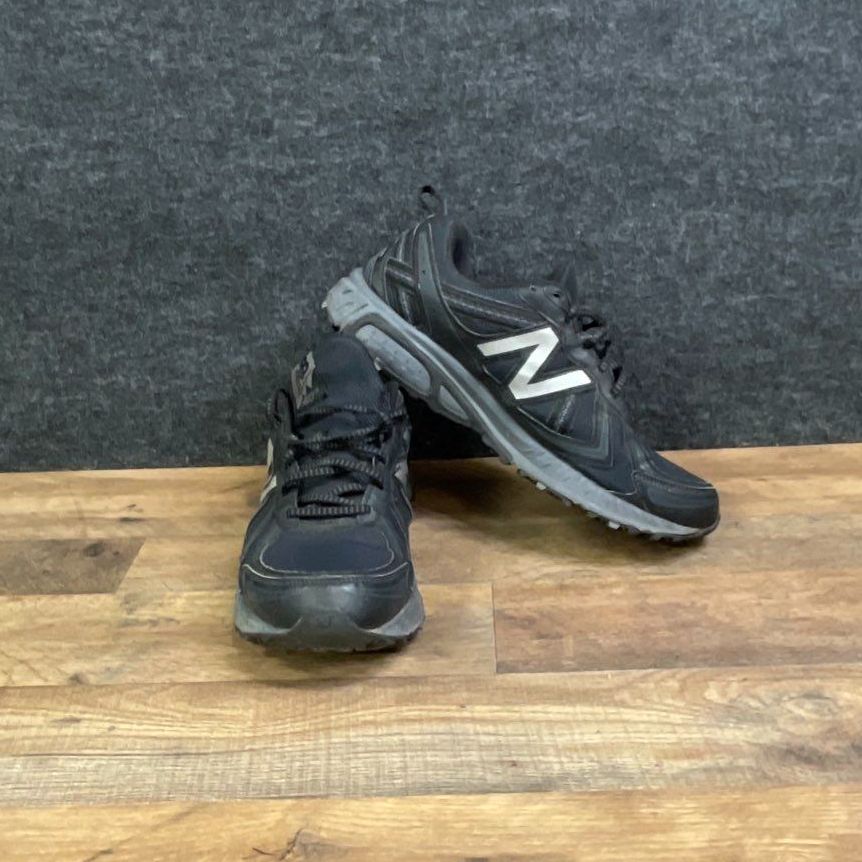 New Balance 410v5 All Terrain Black Silver Trail Running Shoes Men's Size 12