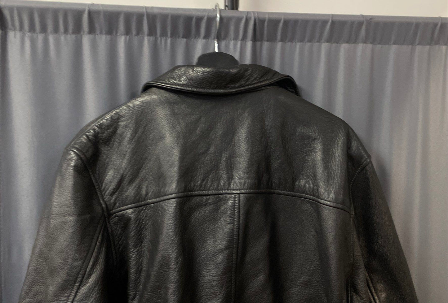 Vintage 90s Wilsons Leather Men's Black Thinsulate Insulated Jacket Size Medium