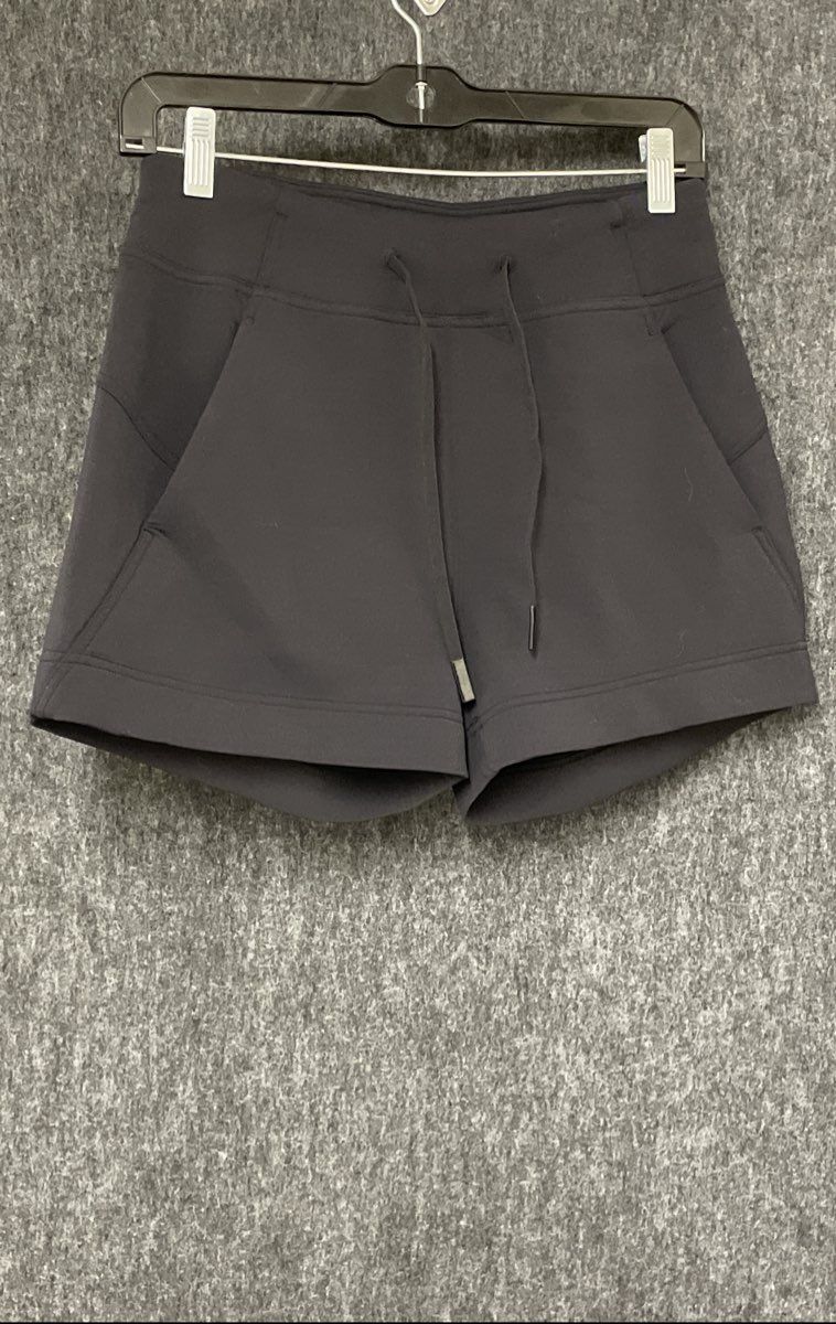 Lululemon Women's In-Form Athletic Shorts Black Drawstring Size 4