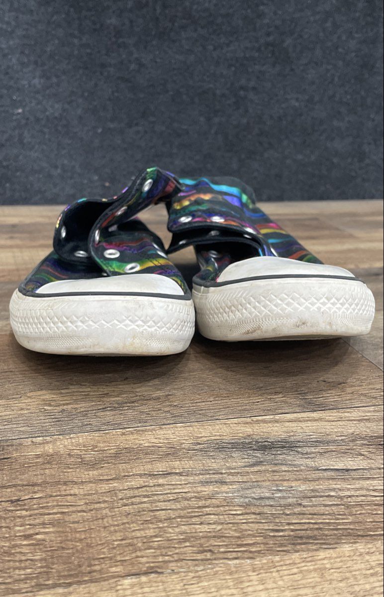 Converse Chuck Taylor All Star Rainbow Zebra Multicolor Low Top Sneakers Size 5