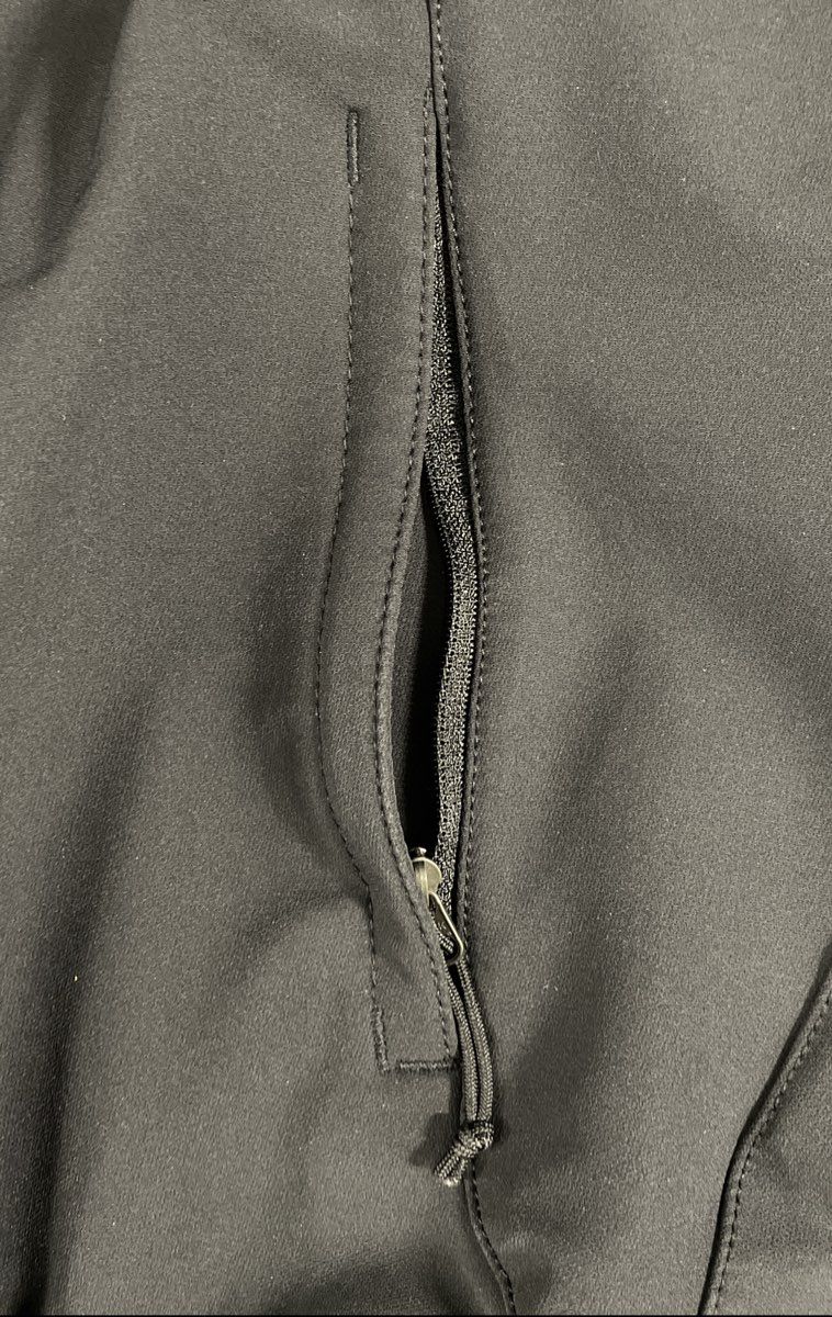 The North Face Men's Black Apex Bionic Softshell Jacket Full Zip Sz S