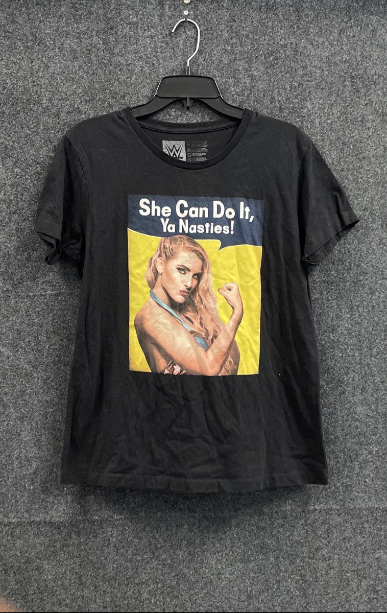 WWE Lacey Evans Black Short Sleeve Shirt Men's Size XXL