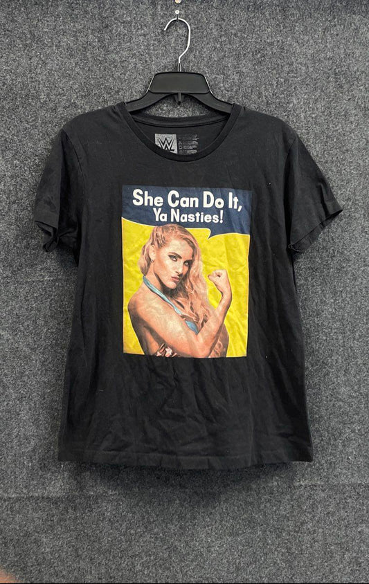 WWE Lacey Evans Black Short Sleeve Shirt Men's Size XXL
