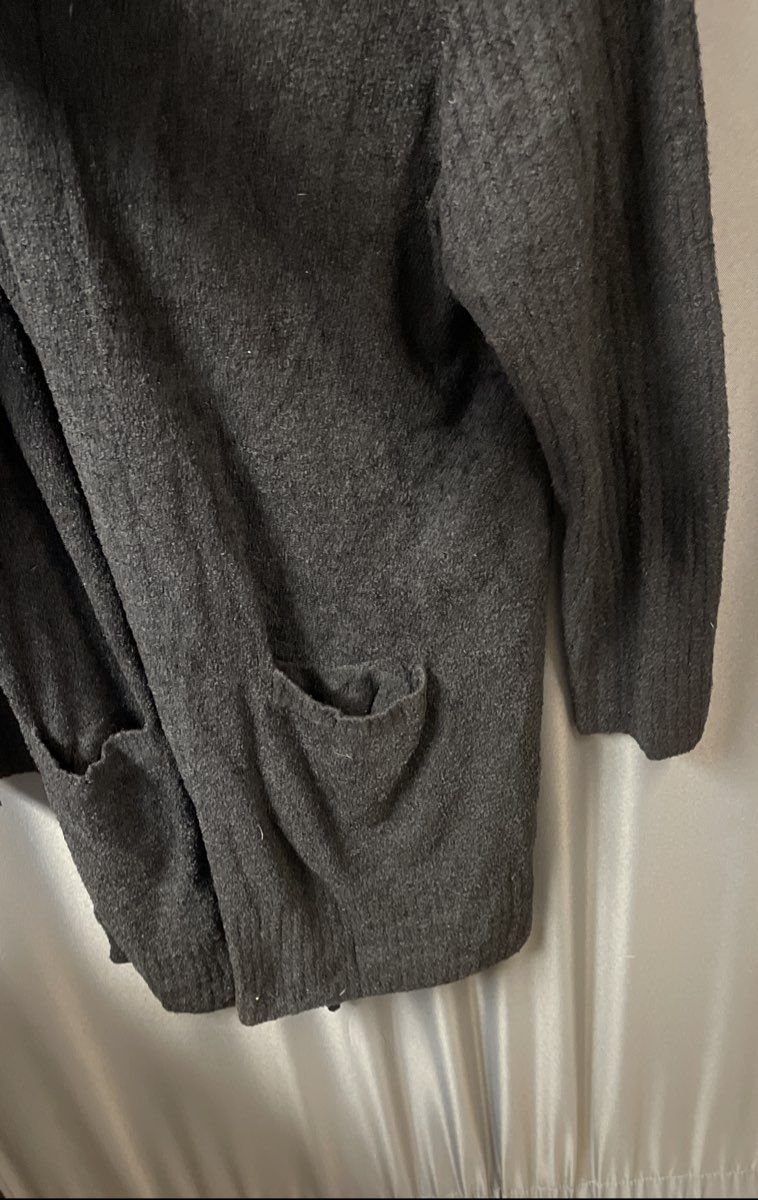 Barefoot Dreams Women's CozyChic Lite Relaxed Hooded Cardigan Black Size L