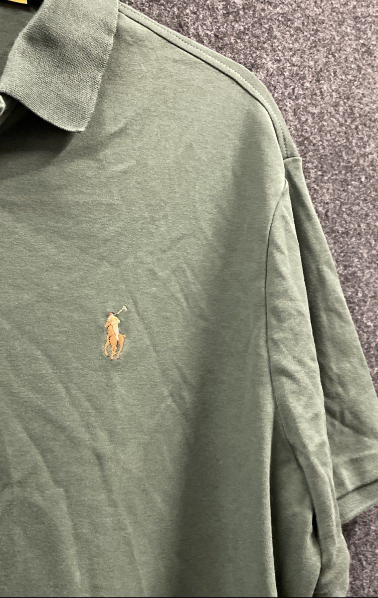 Polo Ralph Lauren Men's Green Short Sleeve Classic Fit Polo Shirt Sz L