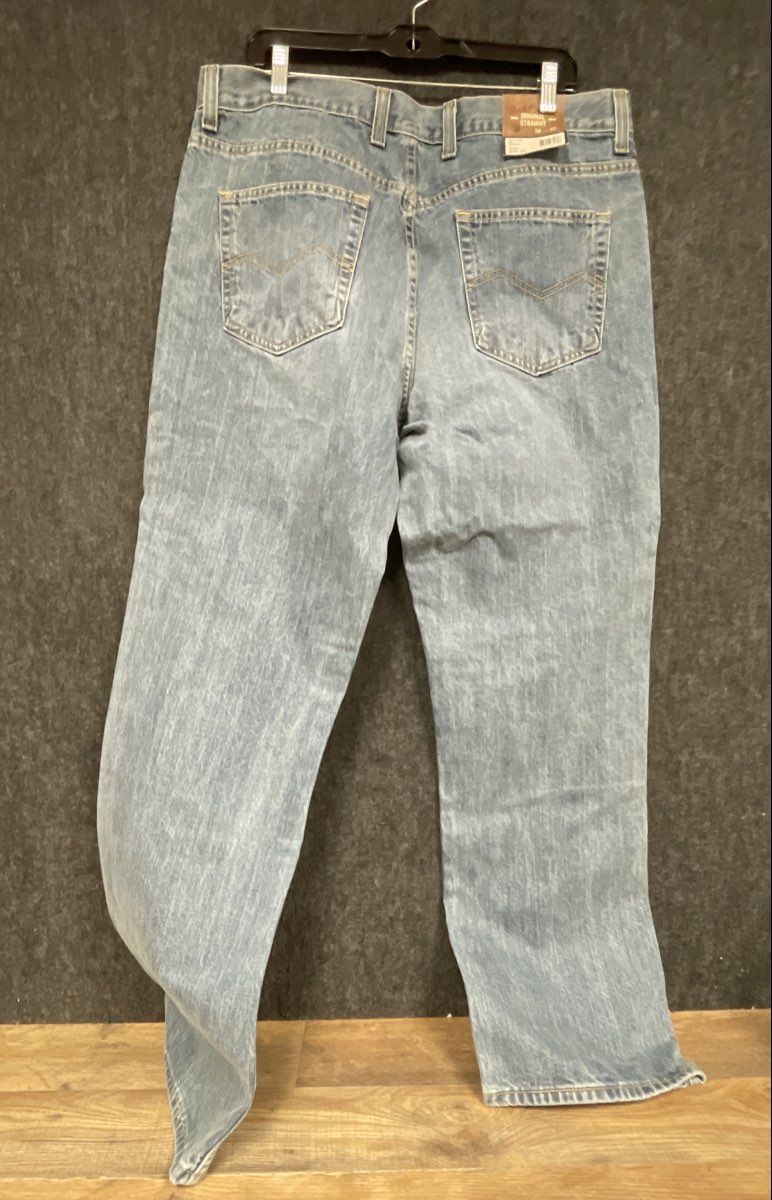 Red Camel Men's Original Straight Jeans Light Hawk Wash NWT Denim Sz 38x32