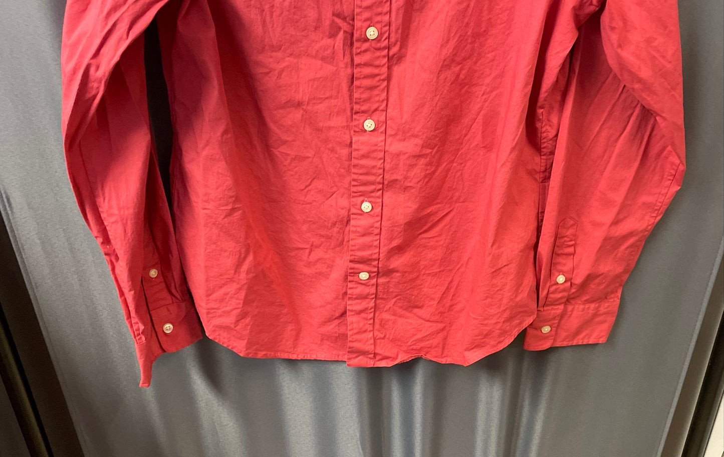 Polo Ralph Lauren Boys Red Classic Fit Stretch Oxford Button Down Shirt Size 12