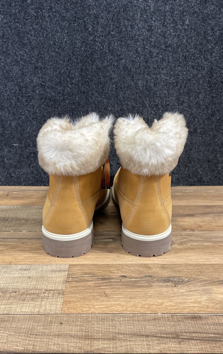 Lugz Empire Hi Fur Tan Wheat Women's Faux Fur Trimmed Boots Size 10 NWT
