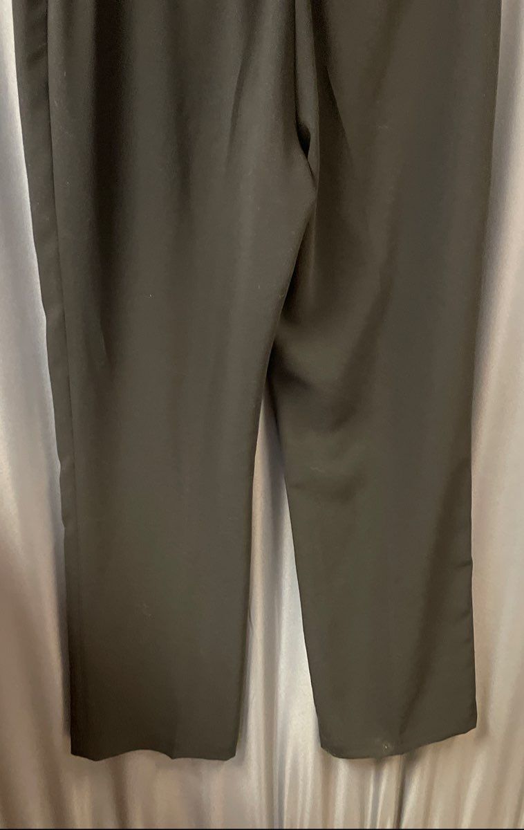 Pendleton Women's Black Straight Leg Slacks Career Trousers Elastic Back Sz 8
