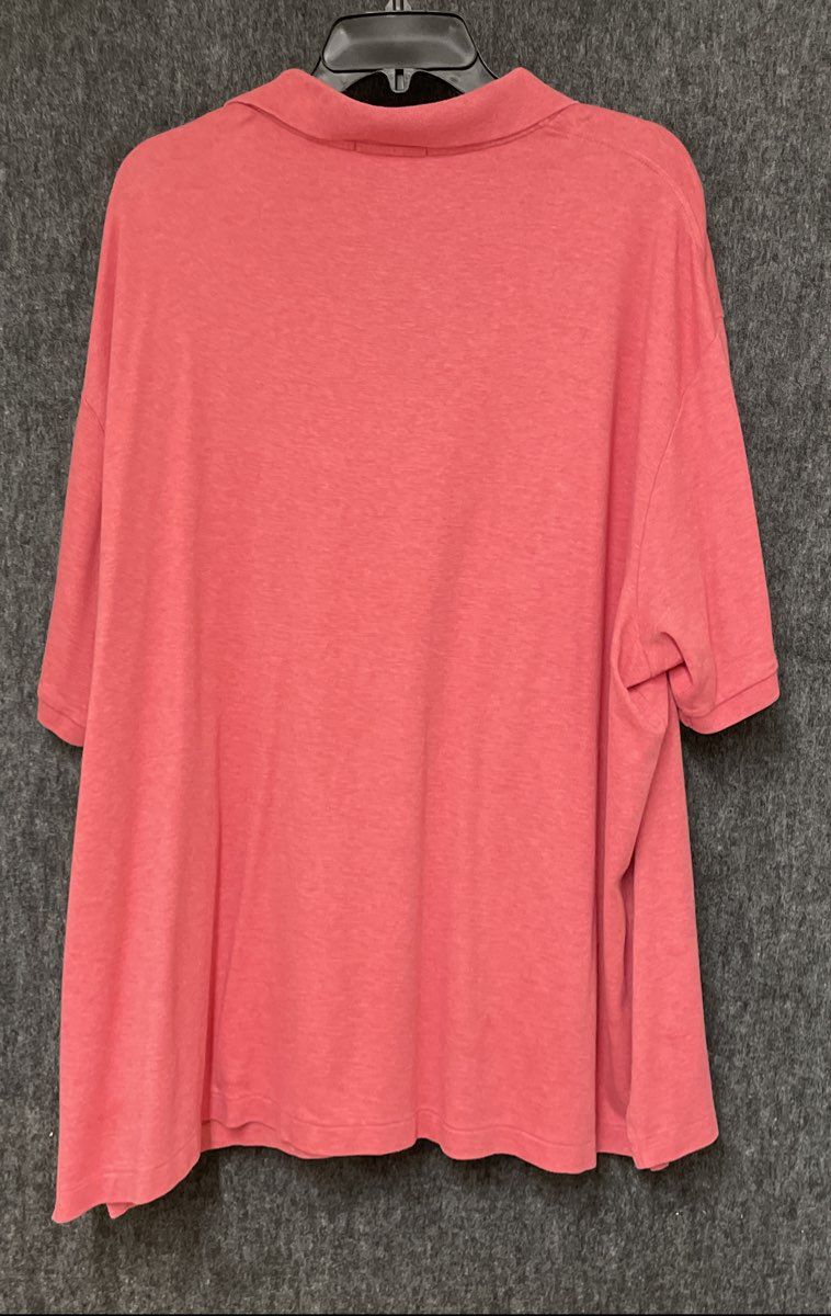 Polo Ralph Lauren Men's Heather Pink Short Sleeve Pony Logo Polo Shirt Sz 4XB