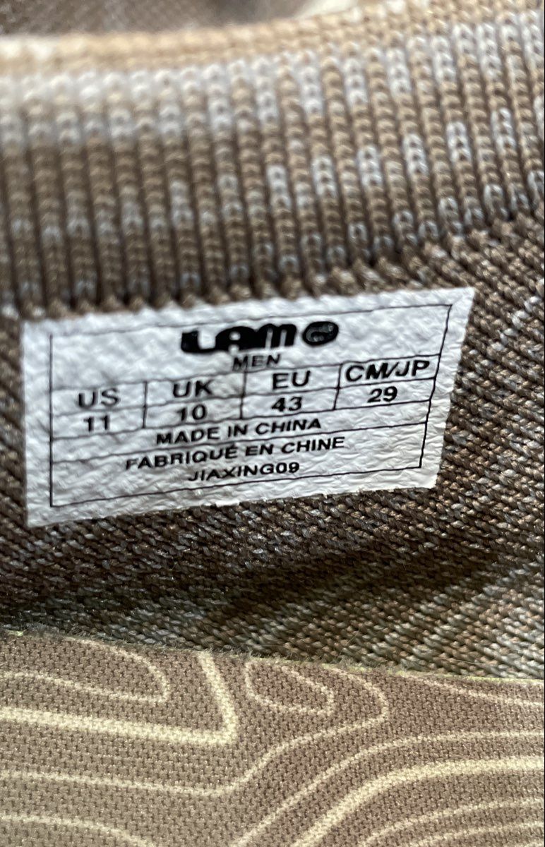 Lamo Piper Brown Knit Slip-On Loafer Sneakers Speckled Sole Size 11