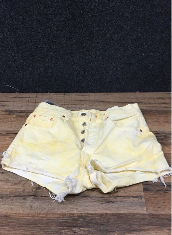Lot of 3 Levi's Women's Cut Off Denim Shorts High Rise Button Fly