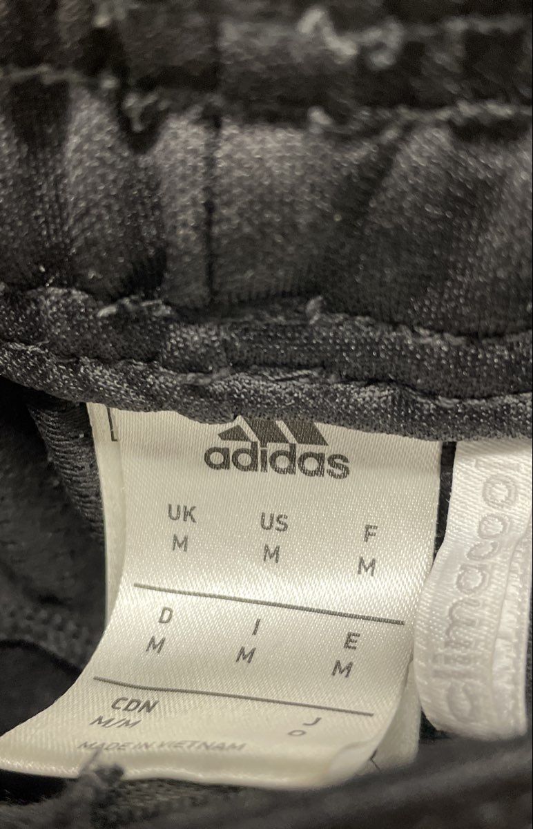 Adidas Men's Black Tiro Training Track Pants Climacool 3-Stripe Ankle Zip Sz M