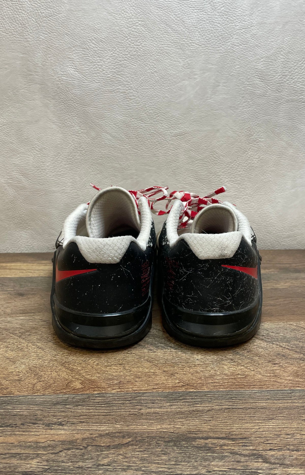 Nike Metcon 5 Mat Fraser PE White Black Red Training Shoes Size 9.5
