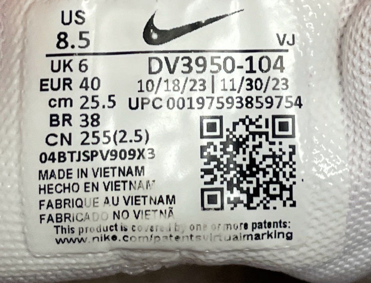 Nike Free Metcon 5 White Volt Pink Women's Training Shoes Size 8.5
