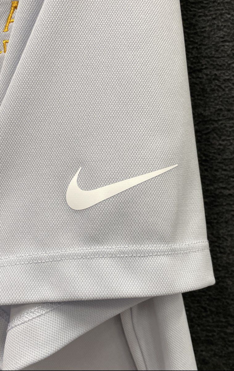 Nike Men's Michelob Ultra Pure Gold Dri-FIT Polo Shirt White Embroidered Sz M