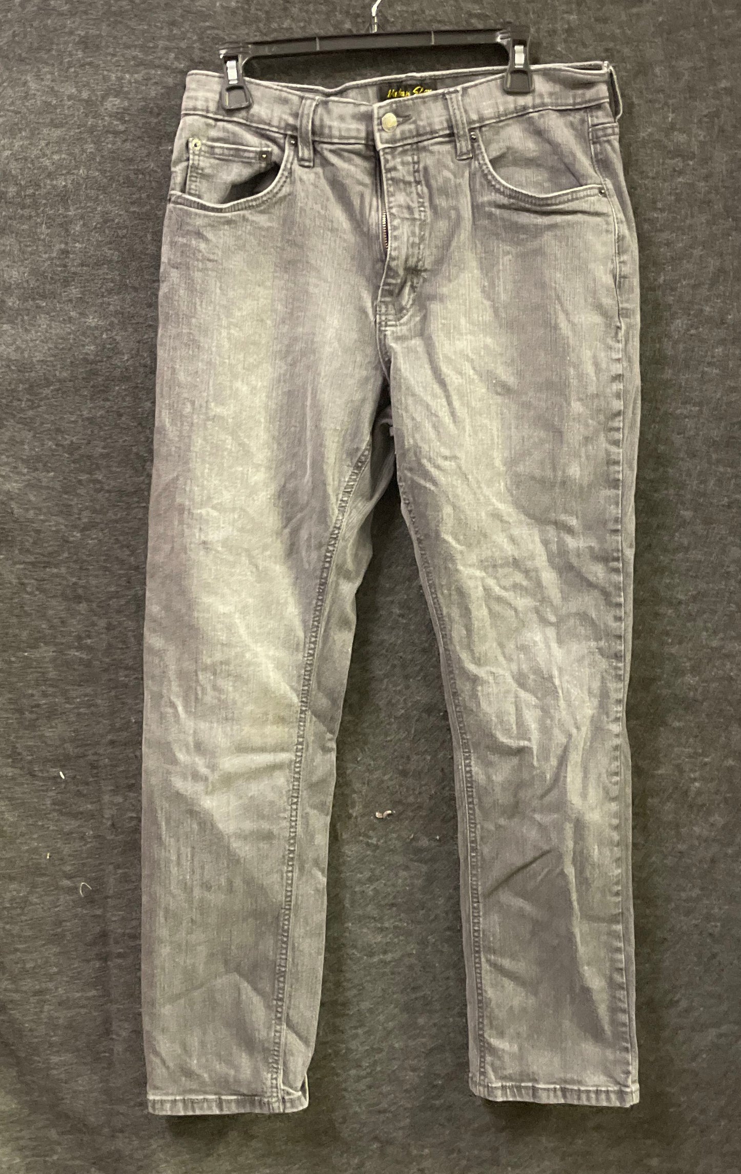 Urban Star Men's Grey Relaxed Fit Stretch Cotton Jeans Pants Sz 34x32