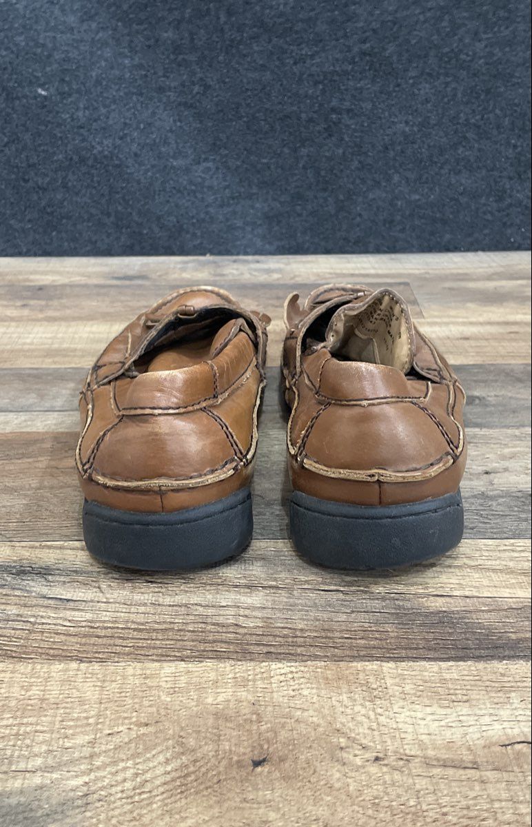 Dockers Brown Leather Tassel Kiltie Moc Toe Loafers Men's Size 10W