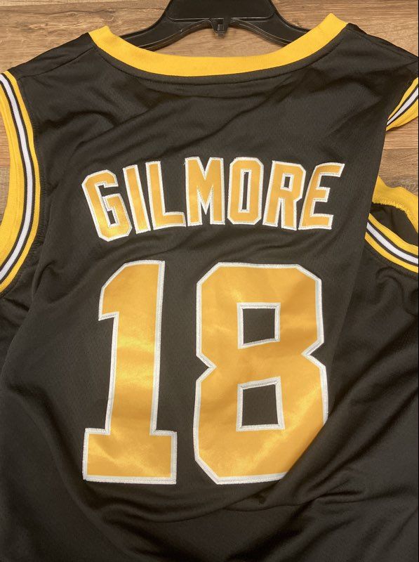 Happy Gilmore Boston Movie Hockey Jersey #18 Gilmore Stitched Black Sz XXL