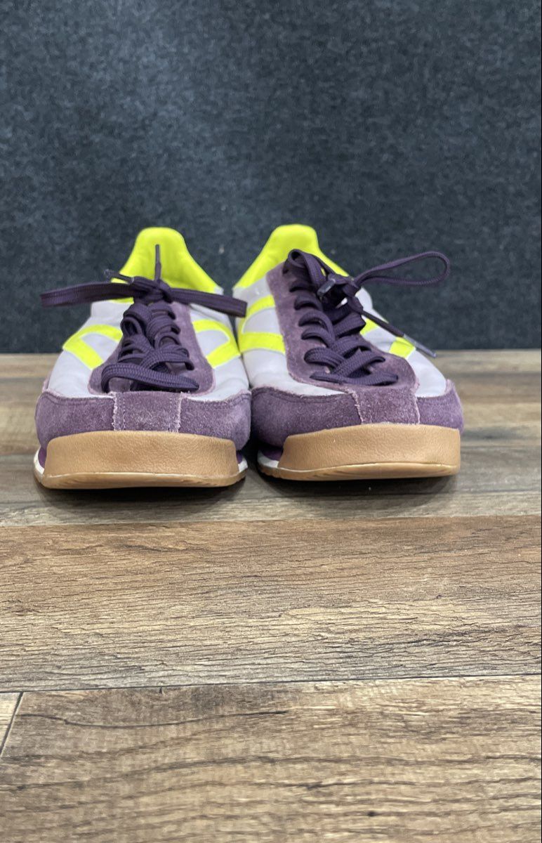 Tretorn Rawlins 2 Purple Neon Green Lifestyle Sneakers Women's Size 8