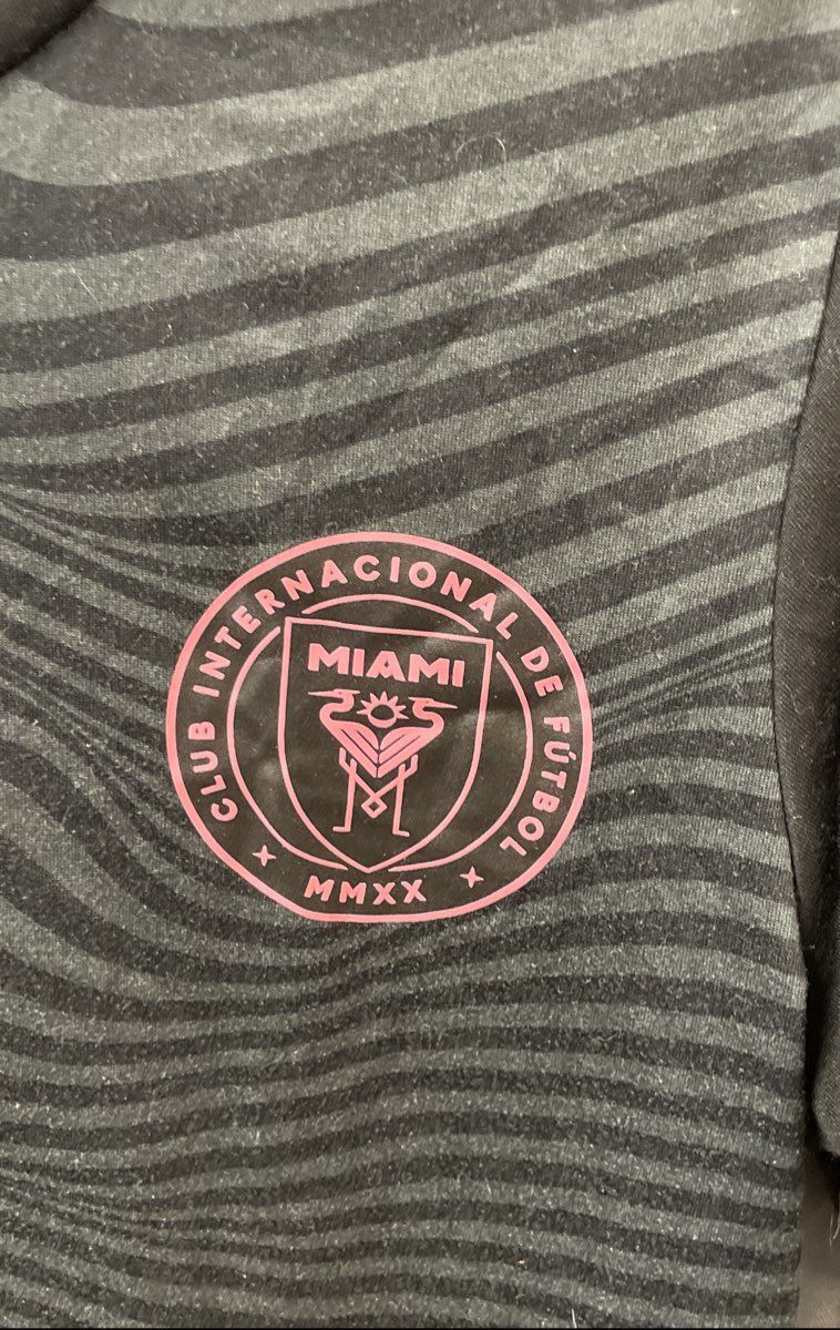 Adidas Women's Inter Miami #10 Messi Jersey Black Pink Tonal Wave Sz L