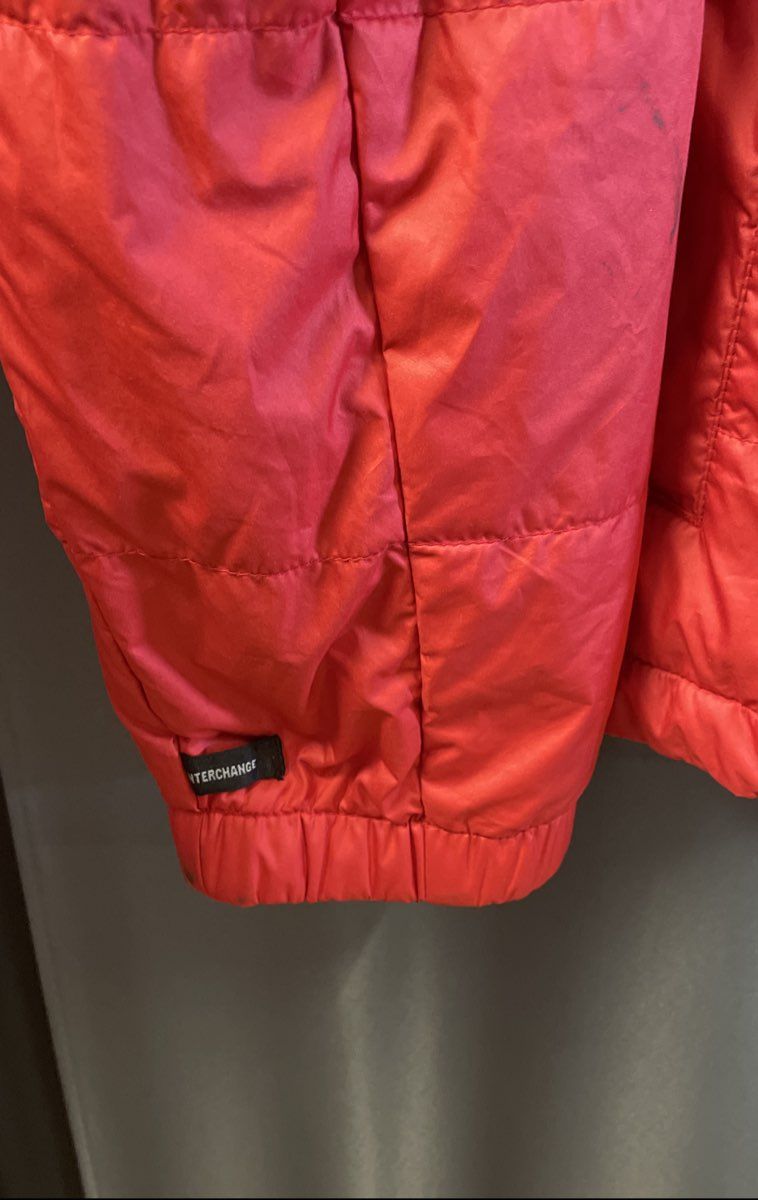 Columbia Men's Red Interchange Quilted Puffer Jacket Full Zip Insulated Sz XL