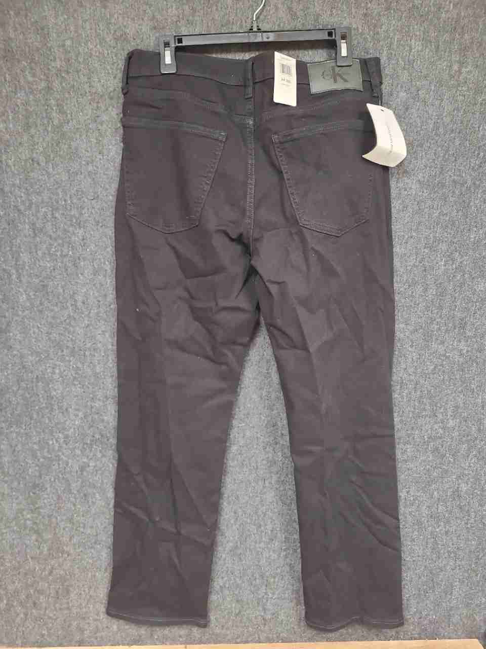 Calvin Klein Jeans Men's Classic Black Stretch Denim Jeans NWT Sz 34x30