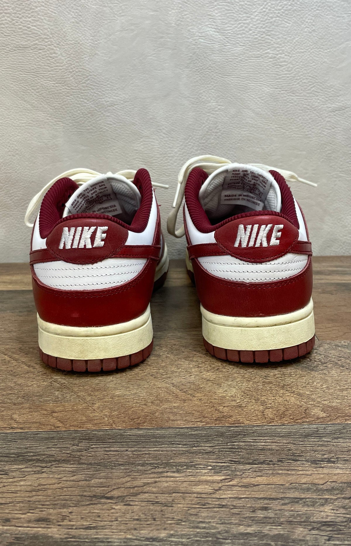 Nike Dunk Low Team Red Sail Women's Sneakers FJ4555-100 Size 9