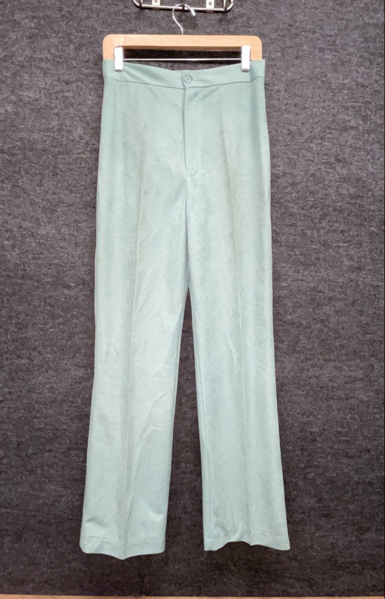 Vintage 90s Chestnut Hill Women's Mint Green 2 Piece Pant Suit Blazer Sz 11/12