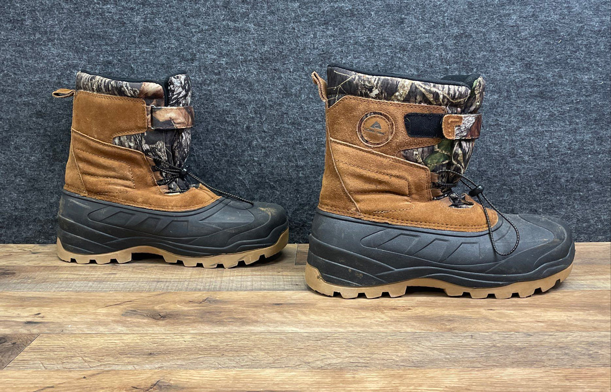 Ozark Trail Camo 3M Thinsulate 200g Snow Hunting Duck Boots Men's Size 12