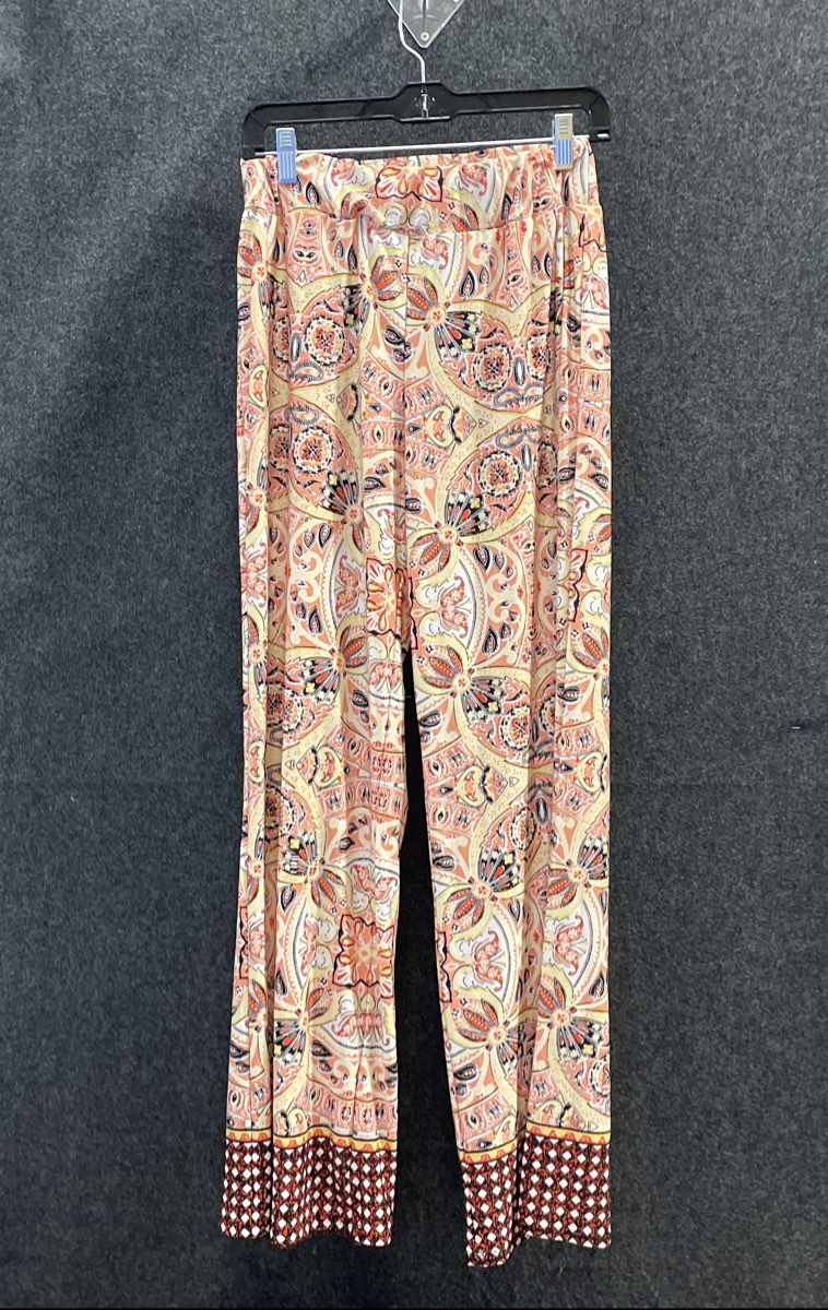 New Dimensions Women's Polished Essential Paisley Wide Leg Pajama Bottoms NWT S