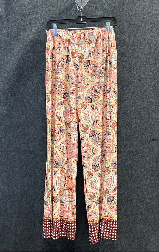 New Dimensions Women's Polished Essential Paisley Wide Leg Pajama Bottoms NWT S
