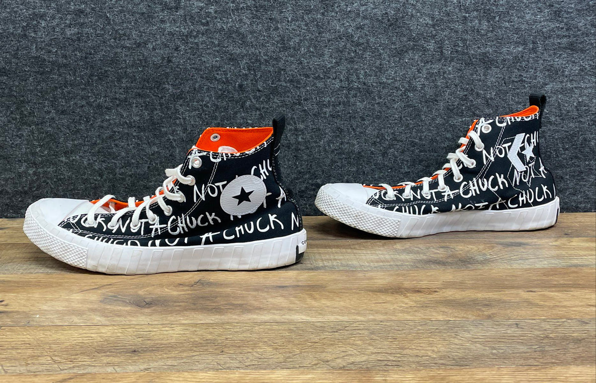 Converse CPX70 High Top Not A Chuck Black White Orange Men's Size 11
