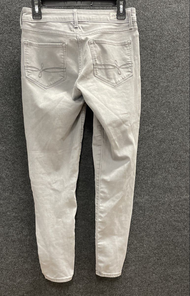 Denizen from Levi's Women's Low-Rise Jeggings Light Gray Stretch Skinny Sz 9 W29